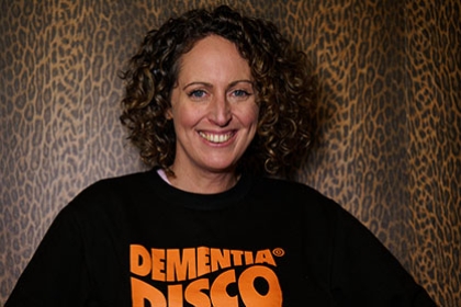 Headshot of Kate Darby, co-founder and director, Dementia Disco